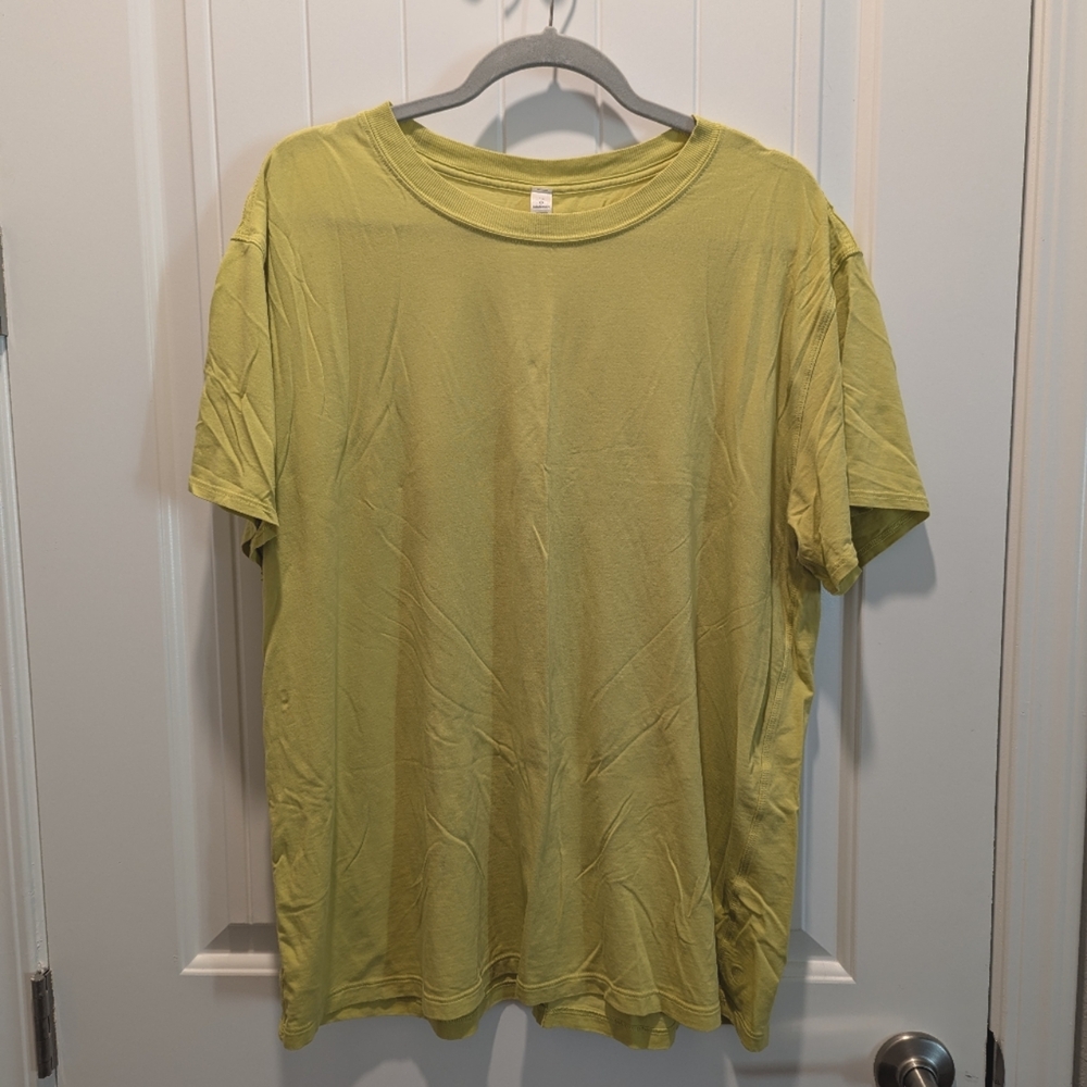 Lululemon Women's Neon Yellow T-Shirt